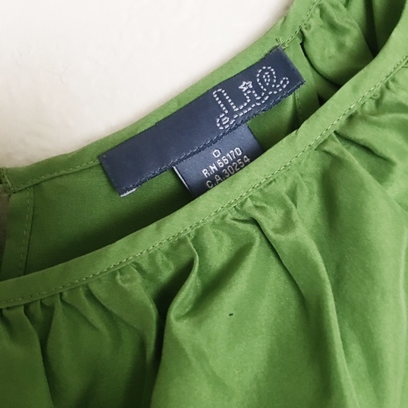 Anthropologie green cold shoulder dress - Picture 3 of 3